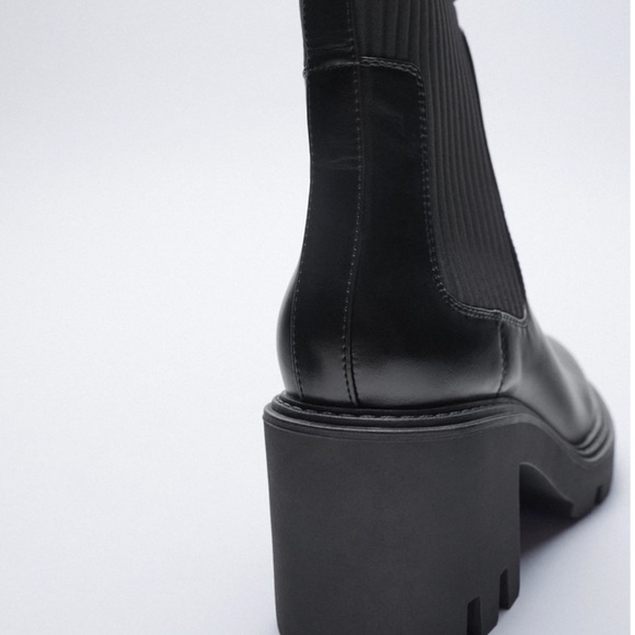 NWT Zara Lug Boots - Picture 4 of 11